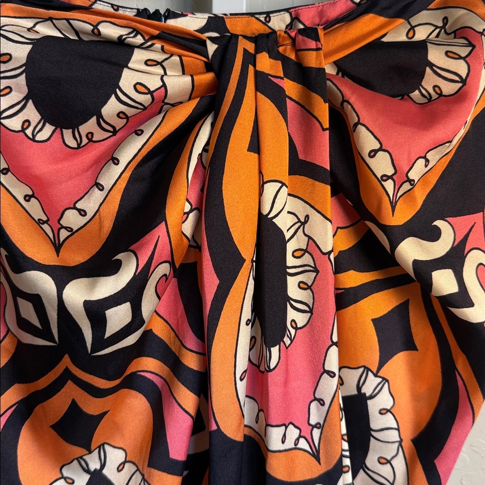 NWT Zara Multicolor Maxi skirt with side slit - Picture 3 of 8
